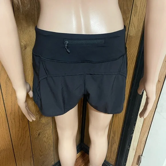 Lululemon" Run Times Short Black-Size (6) - Picture 8 of 16